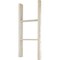 Ekena Millwork 15"W x 36"H x 3 1/2"D Vintage Farmhouse 2 Rung Ladder, Barnwood Decor Collection, Chalk Dust White DECR015X036X04LDRWH - alternate 2